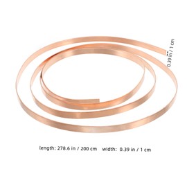 ABOOFAN 1 Roll Thin Copper Sheet Roll for Electrical and DIY Projects Copper Foil Plate High Conductivity Material for Crafting and Industrial Use