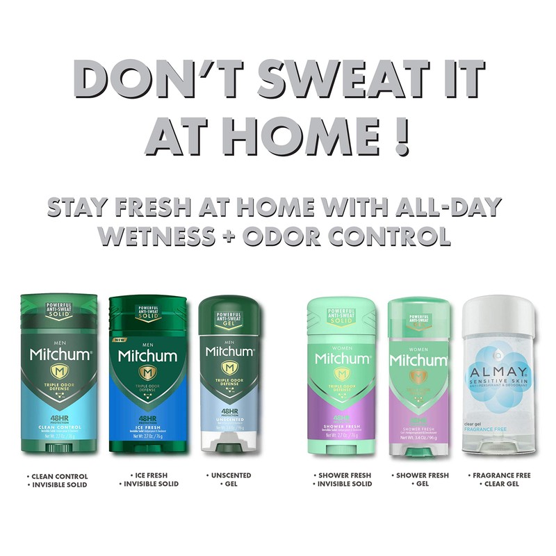 Almay Sensitive Skin Clear Gel Anti-Perspirant & Deodorant, Fragrance Free,2.25