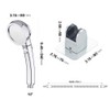 KAIYING Drill-Free High Pressure Handheld Shower Head with ON/OFF Pause