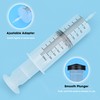 500mL Large Syringe with Tip Adapter, Individual Sealed and Sterile,