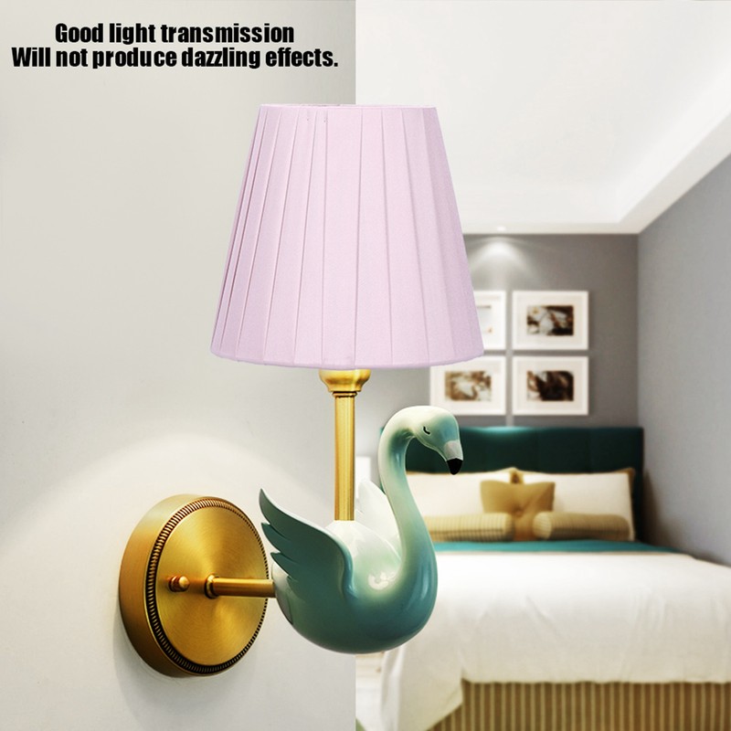 6pcs Chandelier Cloth Lampshade Wall Lamp Clip On Cover Shades