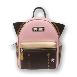 Spy x Family Anime Anya Pink PU Mini Backpack with Horns
