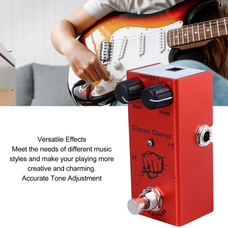 Electric Guitar Effects Pedal Portable Multiple Effects Accurate Chorus Guitar