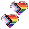 TISCH Pack of 2 Pride Pin Gay Pride Inspirational Quotes