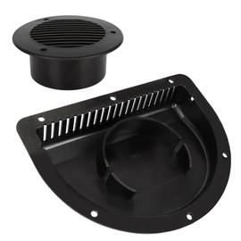 Lonffery Trailer Vent - RV Vent Covers for Trailer - RV ATV Cycle Truck Cargo Work Trailer Side Air Vents