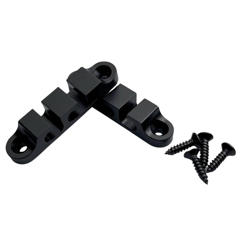KHLESBY 2Pcs 3-String Retainer/String Guide Aircraft Aluminum for Electric Bass