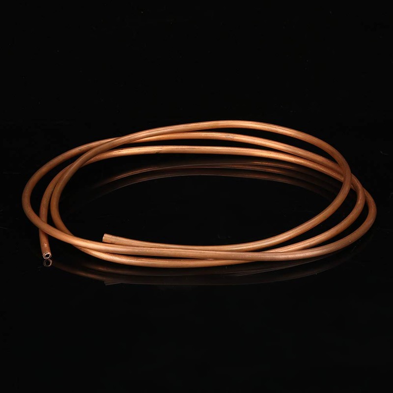 2M Soft Copper Tube, 6mm OD Copper Tub 4mm ID