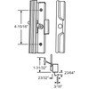 Easy Fix Hardware Patio Door Handle Set – Black Aluminum,