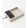 BRUNO Wireless Charger Greige Bruno Wireless Charger Desk Organizer for