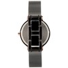 NINE WEST Women's Mesh Bracelet Watch, Dark Gunmetal Grey/Rose Gold,