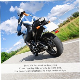 ULTECHNOVO Motorcycle Rear Lamp Led Taillight Brake Running Light Universal Fit High Brightness for Motorbike Car Trailer