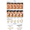 Puente Hoop Earrings, Binaural Set, Stainless Steel, Men's, Women's, Hoop