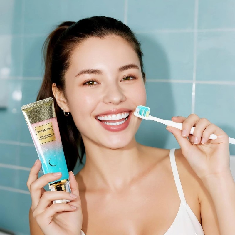 Bodyaccel Niacinamide Whitening Toothpaste, Niacinamide Intensive Whitening Toothpaste ...