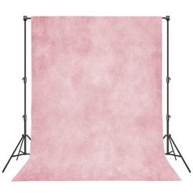 Haboke Abstract Pink 8x10ft Professional Photography Backdrop for Adult Portrait Photo Props Booth Background Photoshoot Studio with Thick Ployester Fabric Roller Pocket on Top