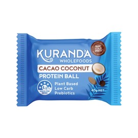 Kuranda Wholefoods Gluten Free Protein Ball Cacao Coconut 40g x 12 Display