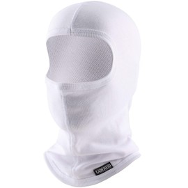 Ladeheid Ski Mask Motorcycle Balaclava Silverplus Thermoactive LA-127 - White, size: X-Large / XX-Large