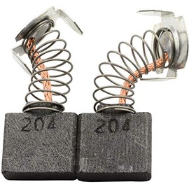 Buildalot Carbon Brushes compatible with Makita HM1304B Powertools - With Automatic Stop, Spring, Cable and Connector - Replaces 191953-5, 191957-7, CB-203 & CB-204