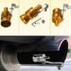URBEST Aluminum Alloy Universal Turbo Sound Exhaust Muffler Pipe Whistle