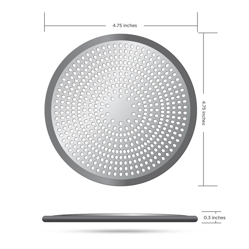 PlumBoss E1030 Shower Drain Hair Catcher Strainer Stall Drain Protector