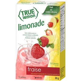 True Lemon & True Lime Variety Pack - (1 x 10ct) Original, (2 x 10ct) Strawberry, (1 x 10ct) Raspberry, and (2 x 10ct) Wildberry with natural taste and no artificial flavors for everyday hydration