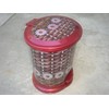 Decorative 6.5 L Oval Plastic Step Trash Can 12" Tall,