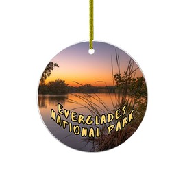 Everglades National Park Christmas Ornament | Florida Sunset Water | Collectible Parks Ornaments | NPS | National Park Service