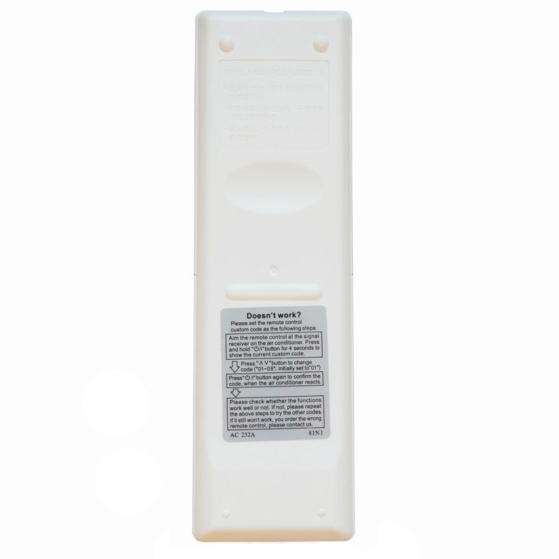 Replacement for Fujitsu Air Conditioner Remote Control AR-REF1U AR-RED1U AR-REG1U