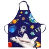 DECOWALL AP-004 Kids Apron – Space Planets for Boys Girls