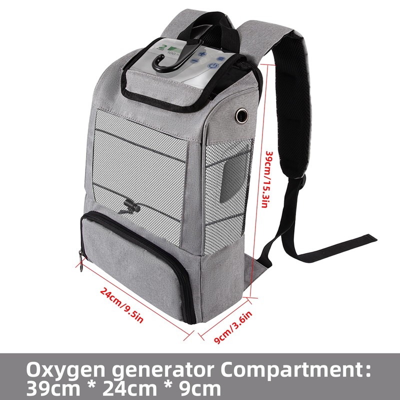 Backpack for Oxygen Device, Carry Bag for Mobile Oxygen Device,