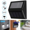 Follateas Solar Lights Outdoor, Waterproof Solar Powered Deck Step Lights