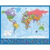 2 Pack - Giant World Map & US Map Poster