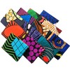 12pcs African Fabric 50x40cm Stripped Cut Cloth Craft DIY Handmade