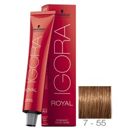 Schwarzkopf Professional Igora Royal Hair Colour - 7-55 Medium Blonde Gold Extra by Schwarzkopf Professional