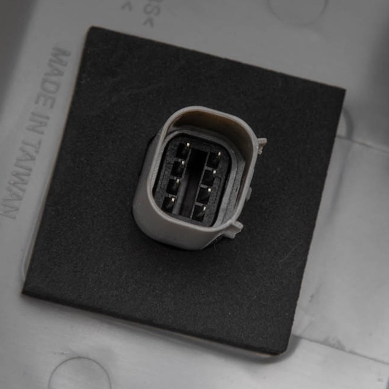 TRQ Driver Side Tail Light Assembly Chrome Bezel Compatible with