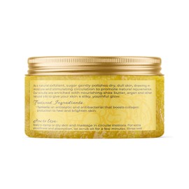 Natural Elephant Turmeric & Citrus Exfoliating Sugar Scrub with Argan Oil and Shea Butter 10 oz (283g)
