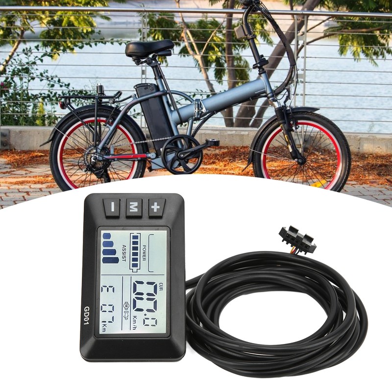 Electric Bicycle Display LCD Meter Bicycle Lithium Battery Modification Accessories