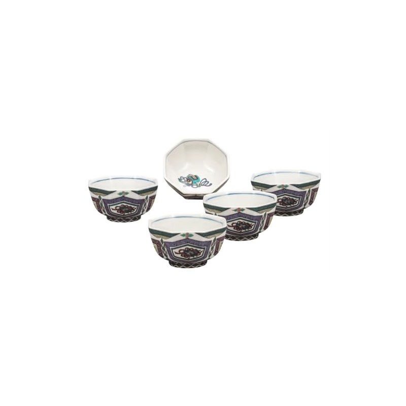 Nakamaru K9-227 "Kyutani Ware" No. 3.2 Small Bowl Set, Furukutani