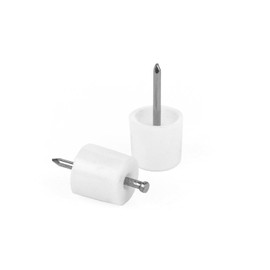 100 Pcs Nail-on Shelf Pin 11mm | Shelves Support | Nail-on Pegs | Shelf Holders Pins for Shelf, Cupboard, Bookcase | Based in USA (11mm / 0.43")