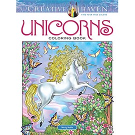 Creative Haven Unicorns Coloring Book (Creative Haven Coloring Books)