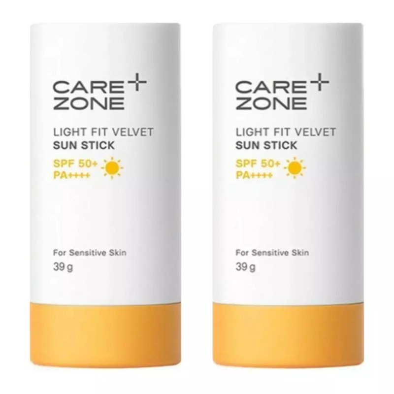 Carezone 케어존 라이트핏 벨벳 선스틱 SPF50+ PA++++ 39g 2개 Carezone