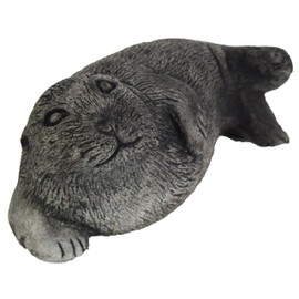 Sea Lion Garden Statue Sea Animal Concrete Sculpture Cement Otter Figure Cast Stone