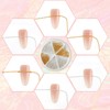 6 Strips 3D Nail Art Chains Nails Chain Charms Metallic