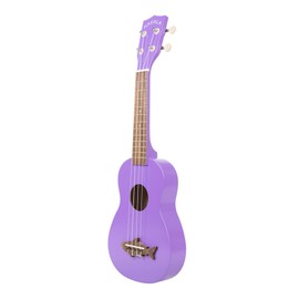 Kala Brand Music Co. Makala Shark, 4-String Ukulele, Right, Purple, Soprano (MK-SS/PUR)