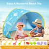 Zooawa Baby Beach Tent, Pop Up Beach Tent Sun Shade
