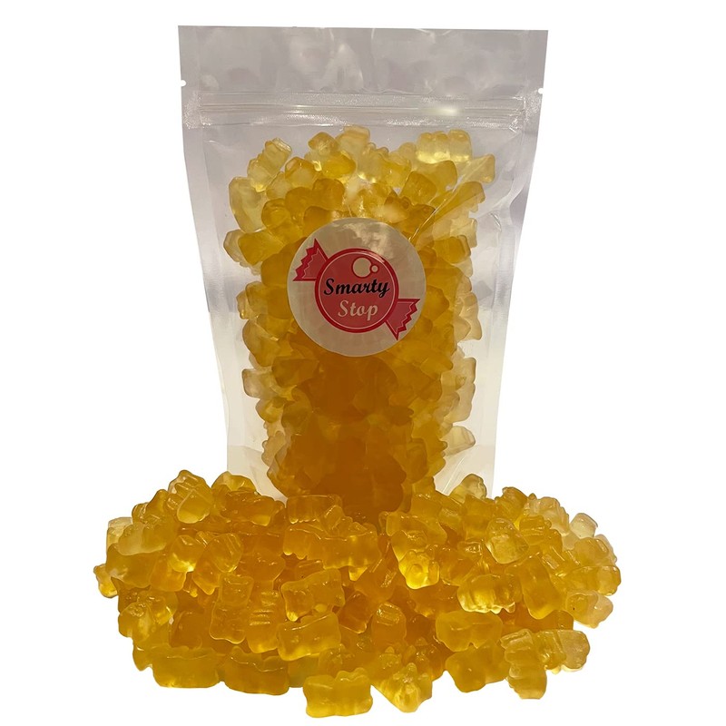 Smarty Stop Gummy Bears (Pineapple, 1 Pound (Pack of 1))