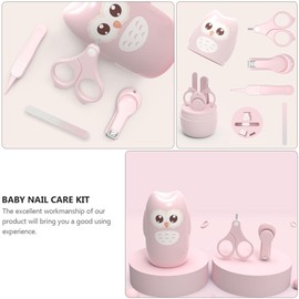 minkissy 1Set Nail Care Grooming Nail Clippers Set with Ergonomic Handles Adorable Design and Convenient Storage Case for Easy Use and Organization