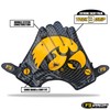 Scale Wear Design University of Iowa Hawkeyes Football Gloves with