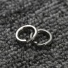 [caak] Stainless Steel Flat Key Ring Holder Double Ring Lightweight