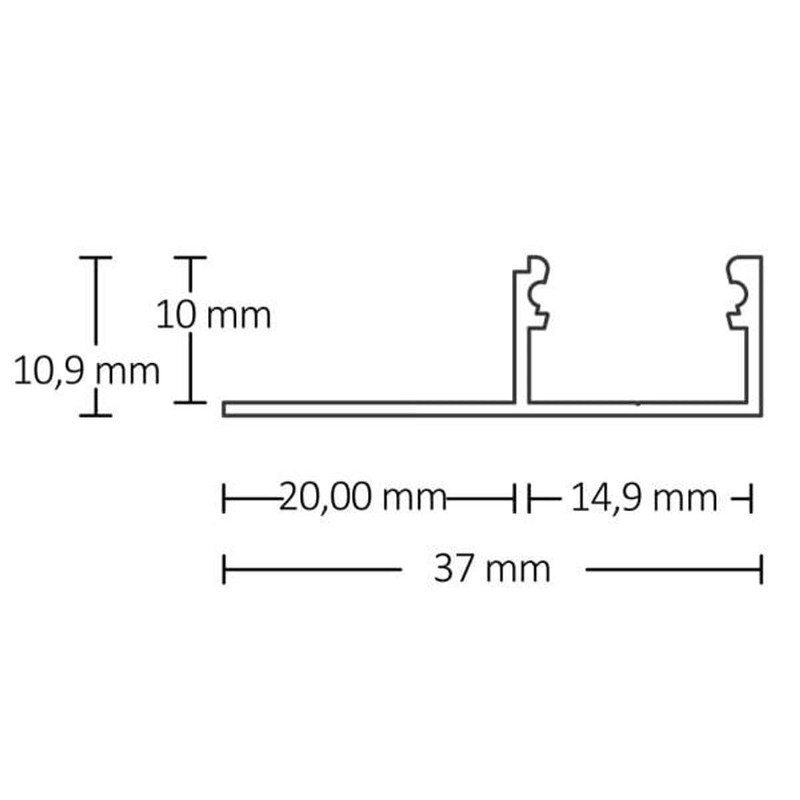 slotfix LED Lighting Kit Wall Recesses Waterproof Illuminated Complete Including