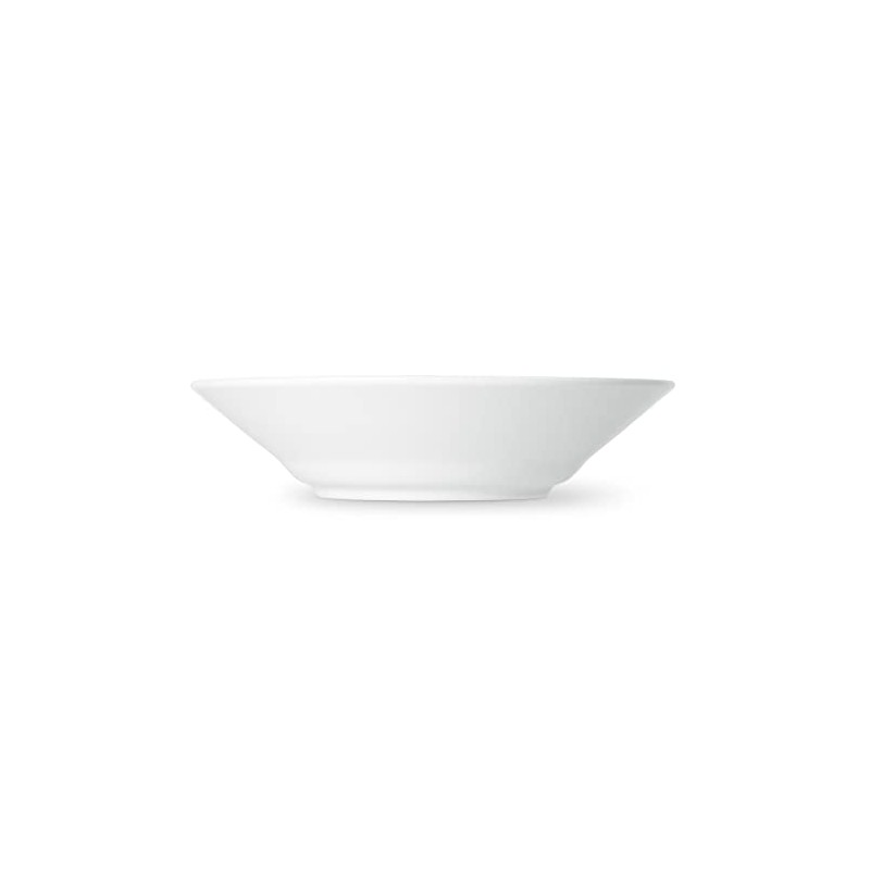 Royal Copenhagen 1061054 White Fluted Half Lace Deep Plate, Deep